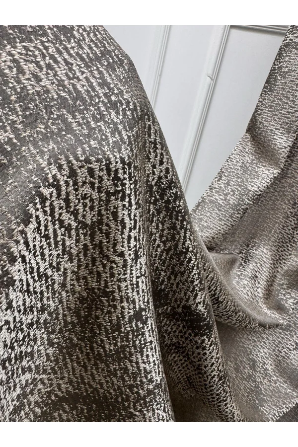 NİVEMESHOME ÇAĞLA V-5303 TOPRAK 1/3 PİLELİ FON PERDE