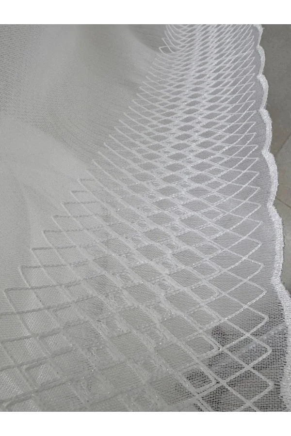 NIVEMESHOME 2075 MELODÍA ECRÚ 1/3 CORTINA DE TUL DE BAMBÚ PLEGABLE