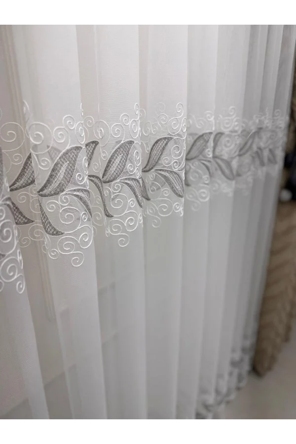 NİVEMESHOME LALE ARGENTO 1/2,5 SFIORATO TENDA TULLE APM