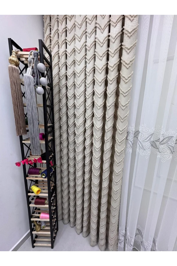 NİVEMESHOME LALE ARGENTO 1/2,5 SFIORATO TENDA TULLE APM