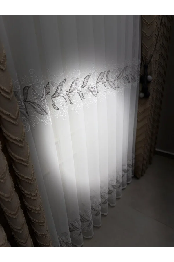 NİVEMESHOME LALE ARGENTO 1/2,5 SFIORATO TENDA TULLE APM