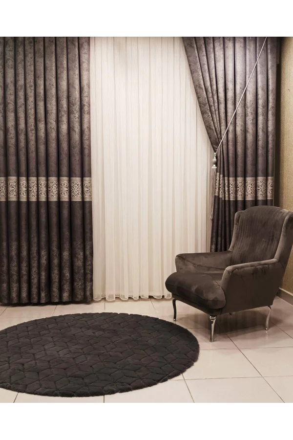 AHTER GRİ-TAŞ 1/3 SIK PİLE FON PERDE APM