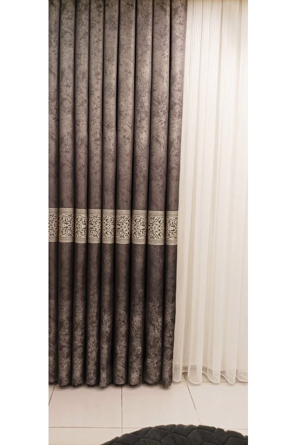 AHTER GRİ-TAŞ 1/3 SIK PİLE FON PERDE APM