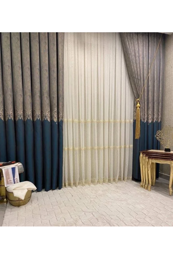 ANEMON SMARAGDGRÜN 1/3 DICHT PELZ VORHANG APM