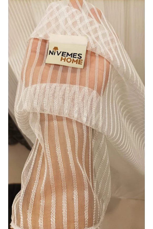 AREKA SILBER ZIGZAG 1/3 DICK FALTENVORHANG APM