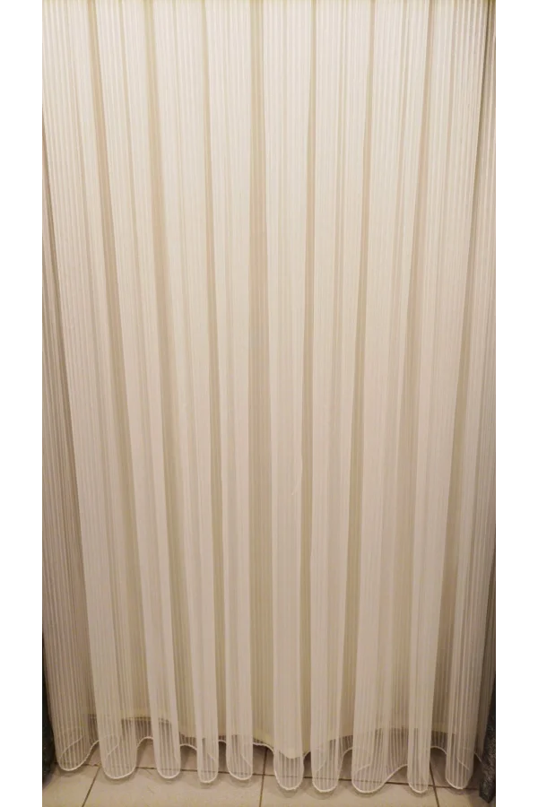 AREKA SILBER ZIGZAG 1/3 DICK FALTENVORHANG APM