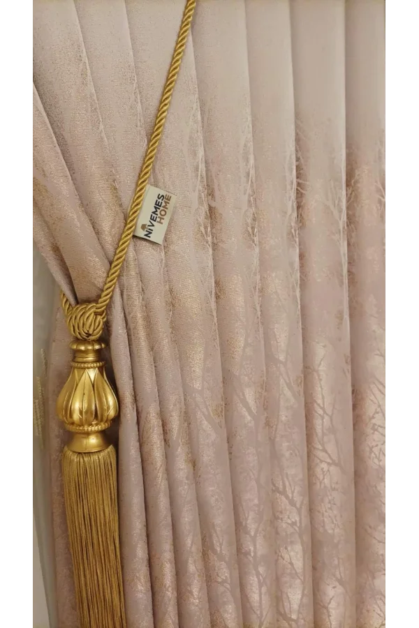 AZRA ŞEKER PEMBE 1/3 SIK PİLE FON PERDE APM