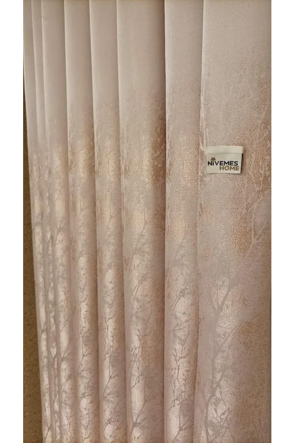 AZRA ŞEKER PEMBE 1/3 SIK PİLE FON PERDE APM