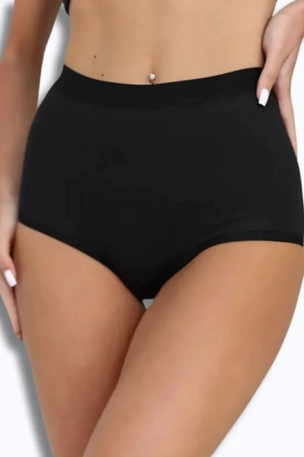 BERRAK 11656 ملابس داخلية نسائية موحدة سوداء XL