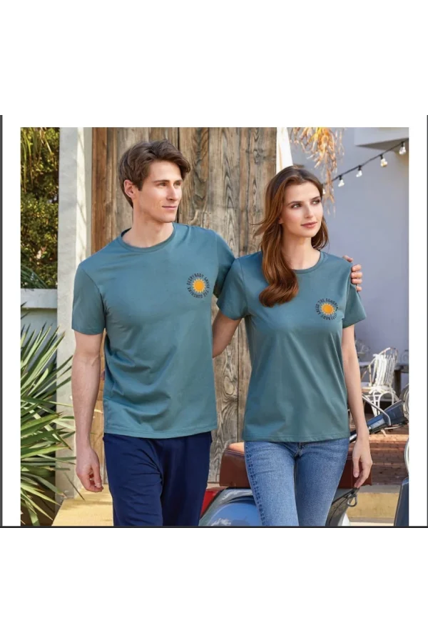 BERRAK 4111 МУЖСКАЯ ФУТБОЛКА ЗЕЛЕНАЯ