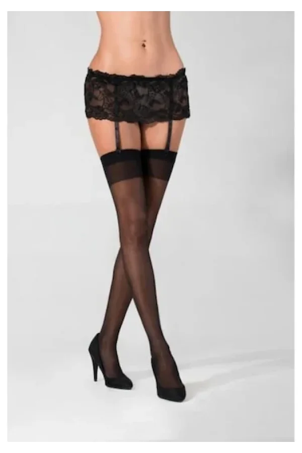 NİVEMESHOME DORİ JARTİYER TAKIM ÇORAP STANDART SİYAH DAYMOD