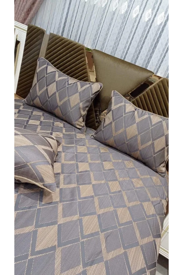 DIAMOND DUNKELBLAU DOPPELBETTDECKE ECOSSE