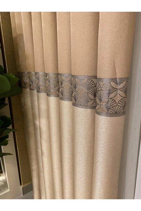 FREZYA FJ6331316V-401 CRÈME/GOLD 1/3 SIK PILE FOND RIDEAU APM