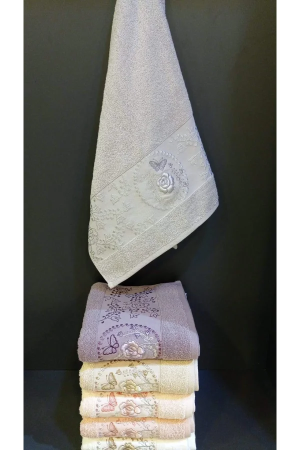 TOALLA DE CARA KLARA GRİ 50*85