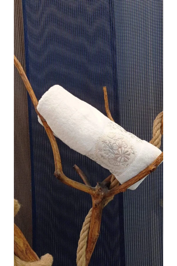 LEYLA KREM 70*135 ASCIUGAMANO DA BAGNO KARACAN