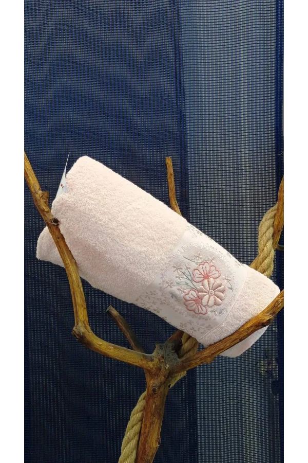 ASCIUGAMANO PER IL BAGNO DI LEYLA PUDRA 70*135 KARACAN