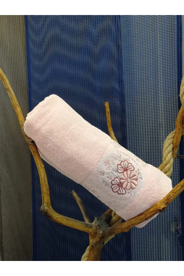 LEYLA SALMÓN 70*135 TOALLA DE BAÑO KARACAN