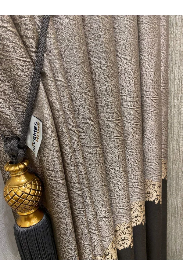 ЛОРА АНТРАЦИТ / КАМЕНЬ 1/3 ТЕСТОВЫЙ ФОНОВЫЙ ШТОРЫ APM