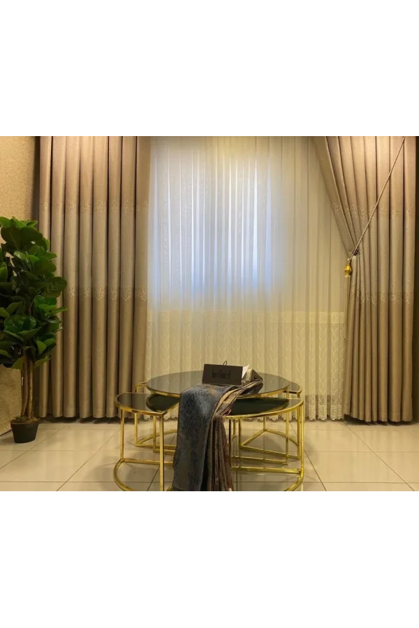 لورا جراي 1/3 سميكة تنجيد ستارة الخلفية أبم