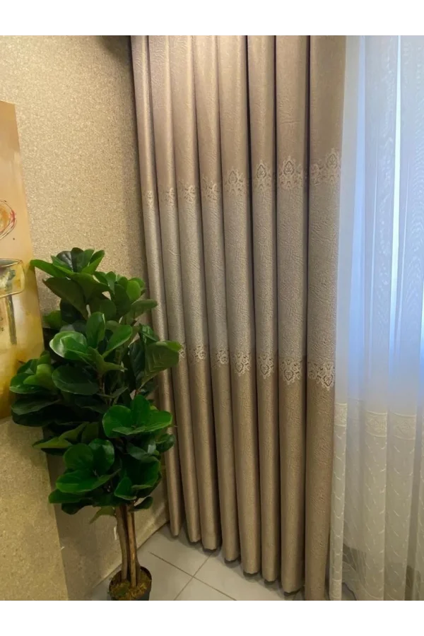 لورا جراي 1/3 سميكة تنجيد ستارة الخلفية أبم