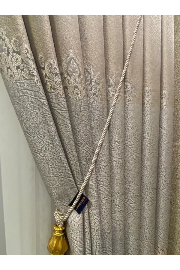 لورا جراي 1/3 سميكة تنجيد ستارة الخلفية أبم