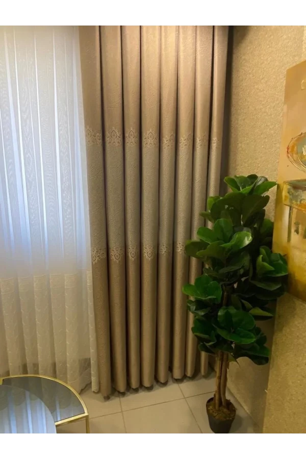 لورا جراي 1/3 سميكة تنجيد ستارة الخلفية أبم