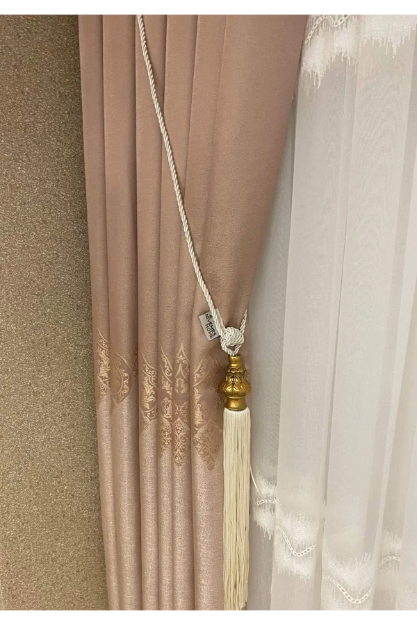 MANDEVİLLA ROSA FJ612861 1/3 DICHTE VORHANGSTOFF