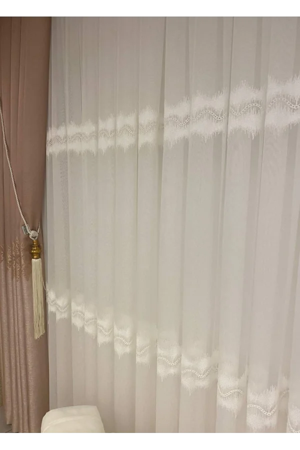 MANDEVİLLA ROSA FJ612861 1/3 DICHTE VORHANGSTOFF