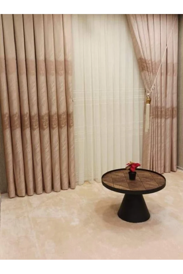 MARGARET PUDER 1/3 DICKES GERADE VORHANGPLISSEE APM