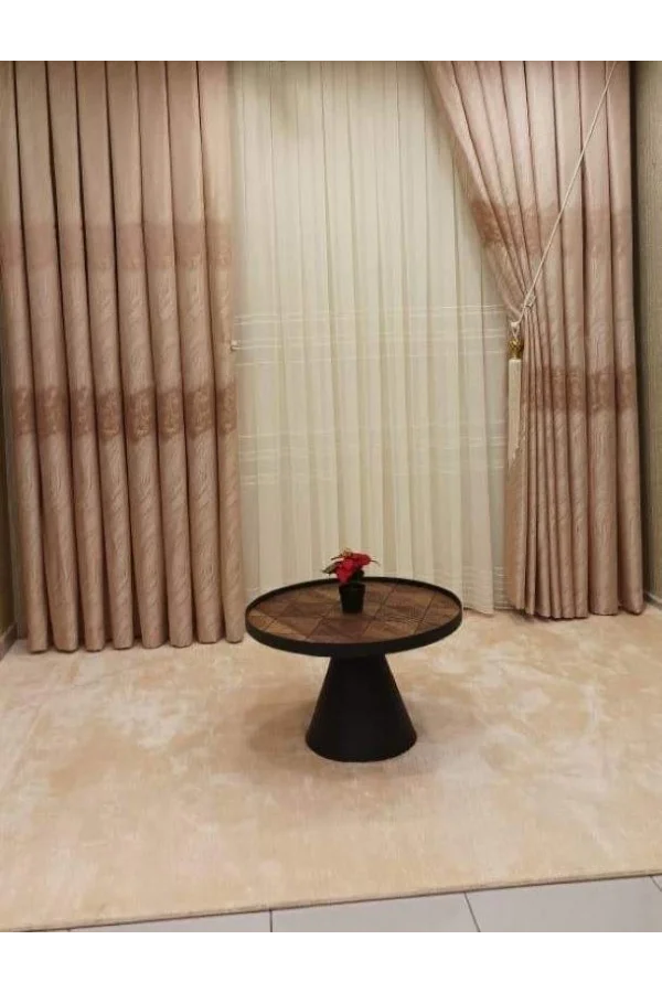 MARGARET PUDER 1/3 DICKES GERADE VORHANGPLISSEE APM