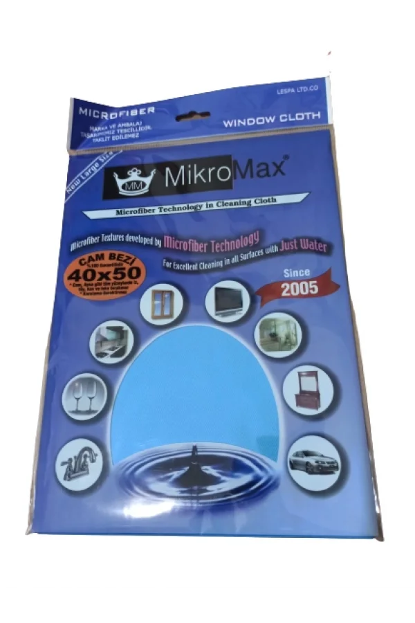 MİKROMAX TEMİZLİK BEZİ MAVİ
