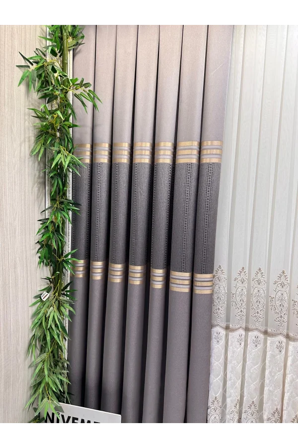 MIZRAKLI FT632256 V-5403 GRİ 1/3 SIK PİLE FON PERDE APM