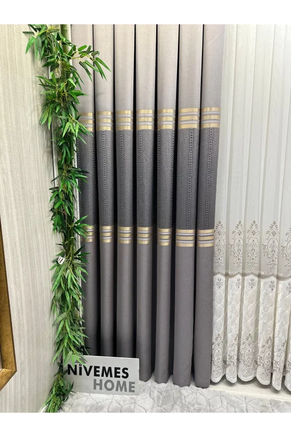 MIZRAKLI FT632256 V-5403 GRİ 1/3 SIK PİLE FON PERDE APM