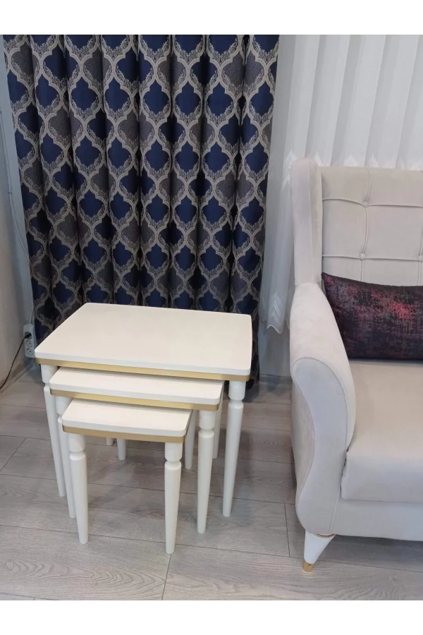 NİVEMESHOME DURU KREM-GOLD 3 PIECES LUX ZIGON