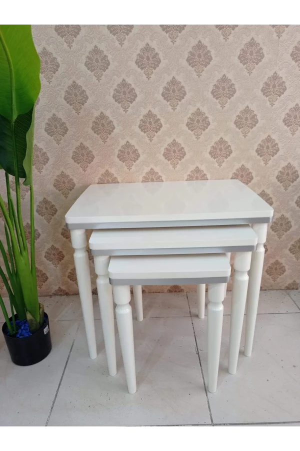 NİVEMESHOME DURU CREMA-ARGENTO 3 PEZZI ZIGON DI LUSSO