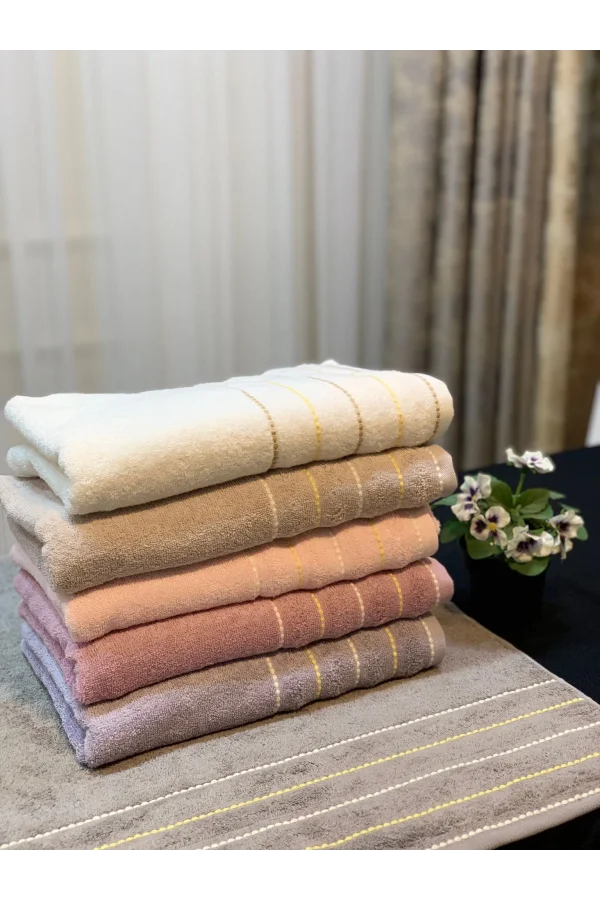 NİVEMESHOME 104 SAHRA BEJ YÜZ HAVLUSU NURPAK