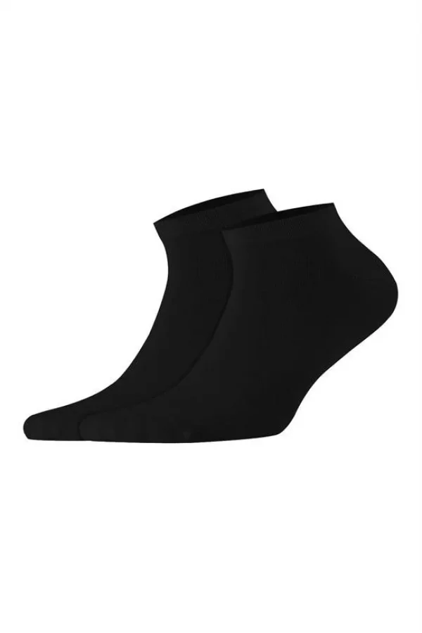 NİVEMESHOME 13101 HOMBRE MODAL TOBILLERO CORTO LISO CALCETINES NEGROS AYTUĞ