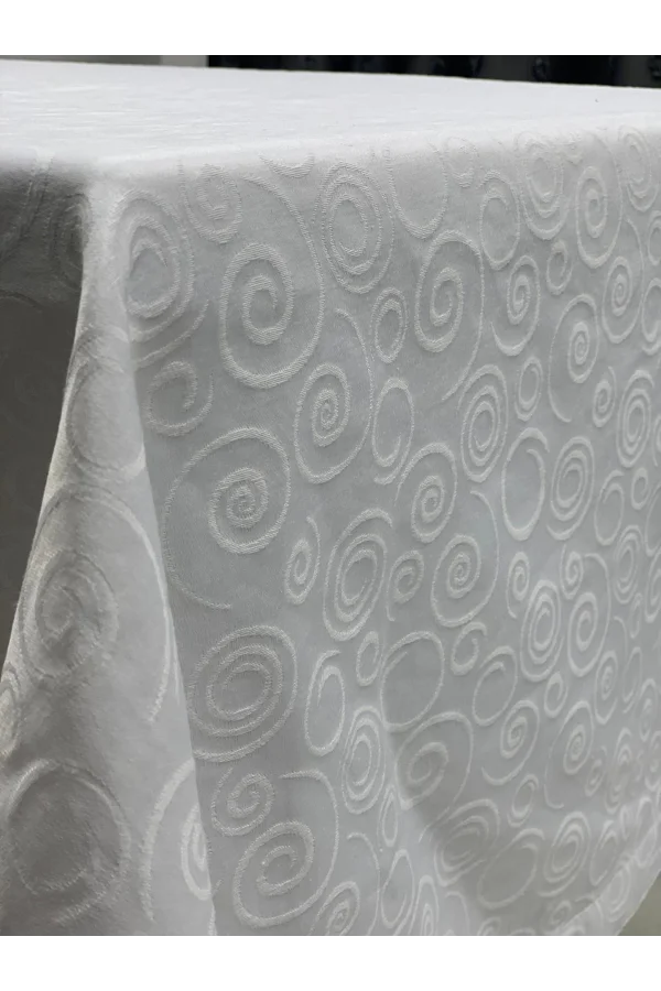 NIVEMESHOME 140X200Bianco TURING DIRETTO Tovaglia ANTISTRAPPO