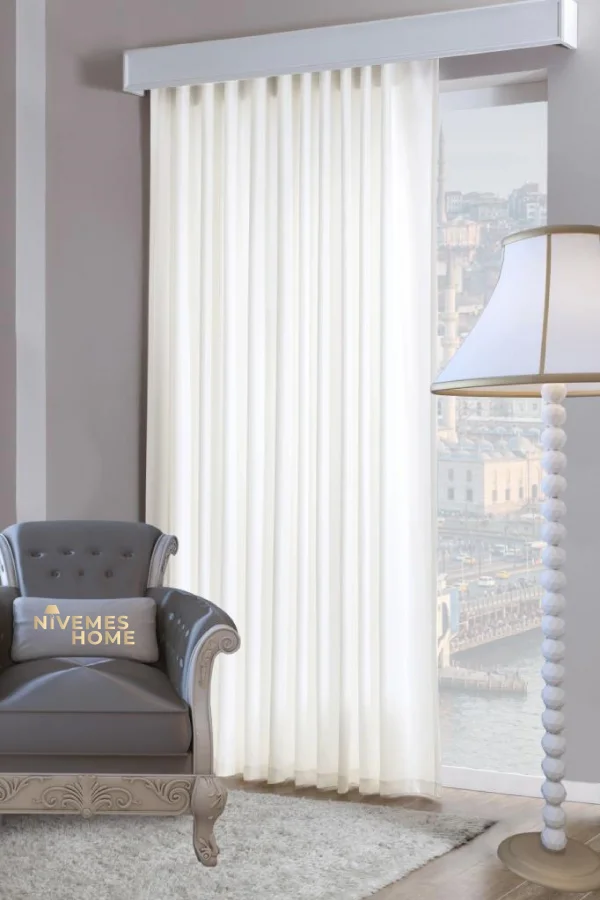 NİVEMESHOME جودة درجة أولى ستارة ساتان كريمية للشمس