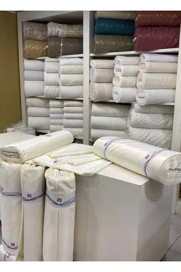 NİVEMESHOME جودة درجة أولى ستارة ساتان كريمية للشمس