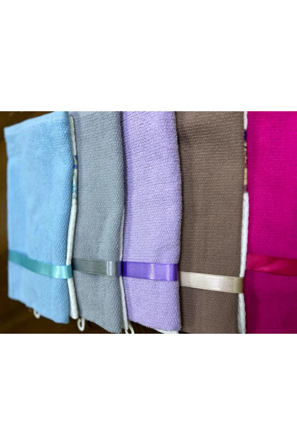 NİVEMESHOME 2 Lİ FUŞYA-BEYAZ ASORTİ MODEL MUTFAK HAVLUSU