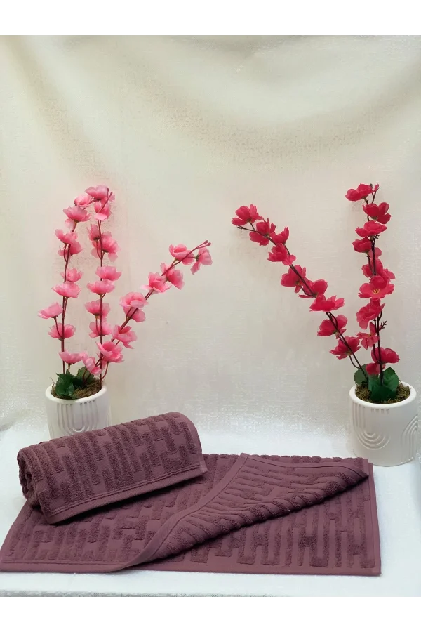 NİVEMESHOME 239 KİLİM MOR HAVLU NURPAK