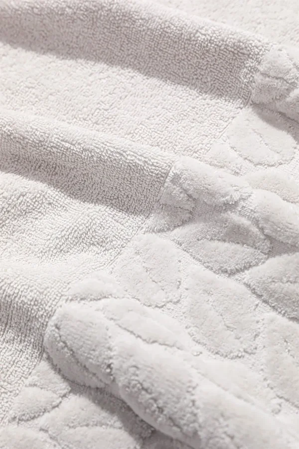 NİVEMESHOME 249 HAZAL EKRU JAKARLI HAVLU NURPAK