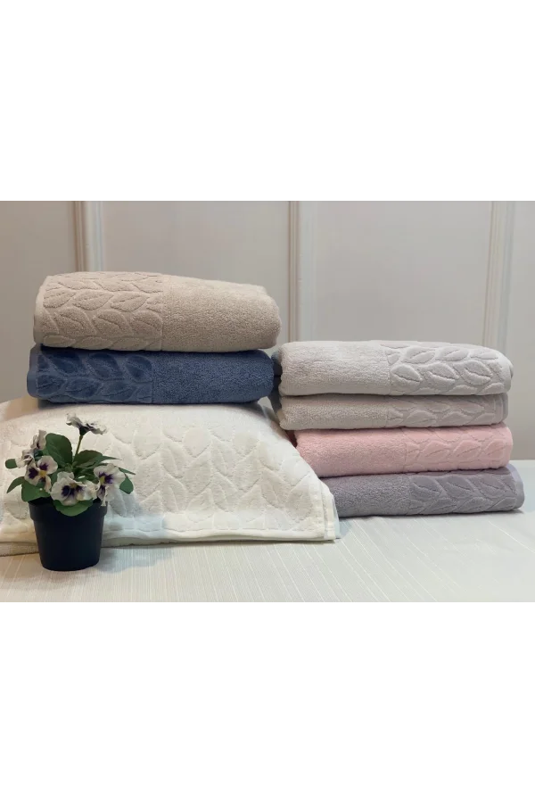 NİVEMESHOME 249 HAZAL ROSA JACQUARD HANDTUCH NURPAK