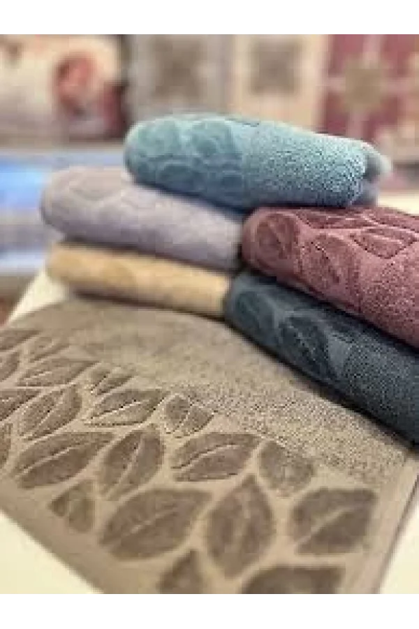 NİVEMESHOME 249 HAZAL YEŞİL JAKARLI HAVLU NURPAK