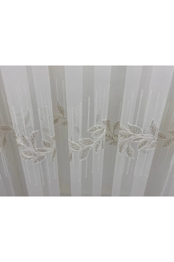 NİVEMESHOME 2572 V- 117 HERA GOLD 1/2,5 PİLELİ BAMBU TÜL