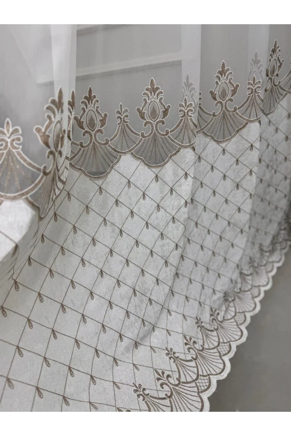 NİVEMESHOME 2840 HARMONİ VİZON 1/3 PİLELİ TÜL CURTAIN