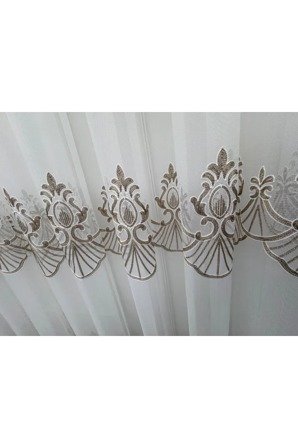 NİVEMESHOME 2840 HARMONİ VİZON 1/3 PİLELİ TÜL CURTAIN