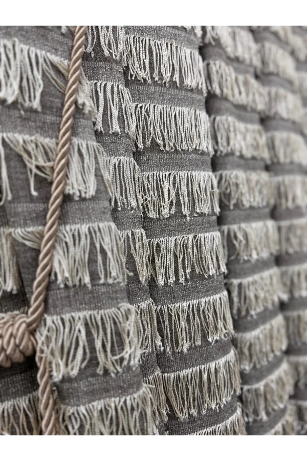 NİVEMESHOME 597 SULTAN  ŞÖNİL DOKUMA KAHVE 1/3 PİLE FON PERDE APM