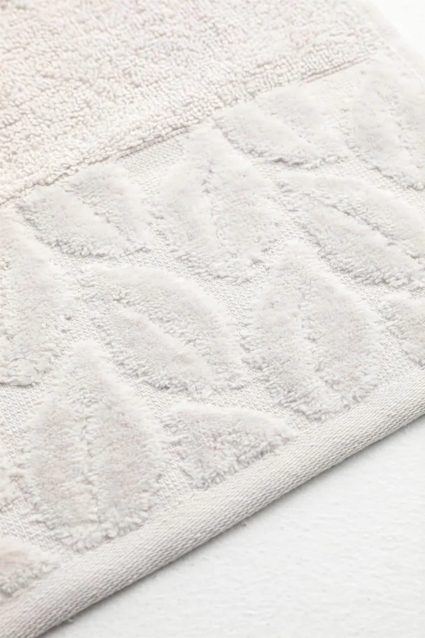 NİVEMESHOME 632 AÇIK GRİ 90X150 HAZAL BANYO HAVLUSU NURPAK